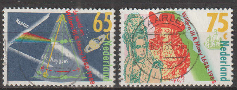 NETHERLANDS 1988 The 300th Anniversary of England´s Glorious Revolution, 1688-1988 ULH SG 1534/5