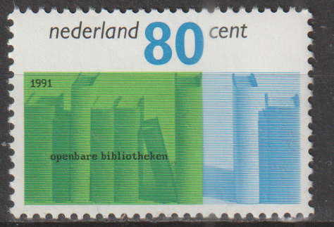 NETHERLANDS 1991 The Library System UMM SG 1625