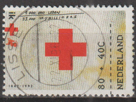 NETHERLANDS 1992 The 125th Anniversary of the Red Cross ULH SG 1654