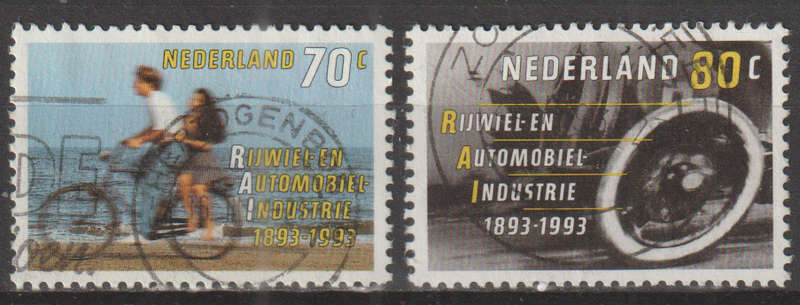 NETHERLANDS 1993 Motorcycle and Car Industry ULH SG 1664/5