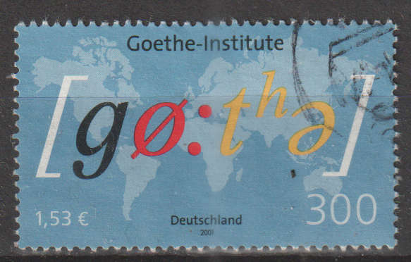 GERMANY 2001 The 50th Anniversary of the Goethe Institute of the German Language ULH SG 3049