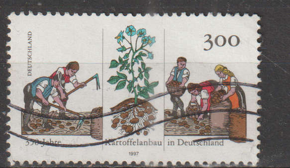 GERMANY 1997 The 350th Anniversary of the Potato Production in Germany ULH SG 2810