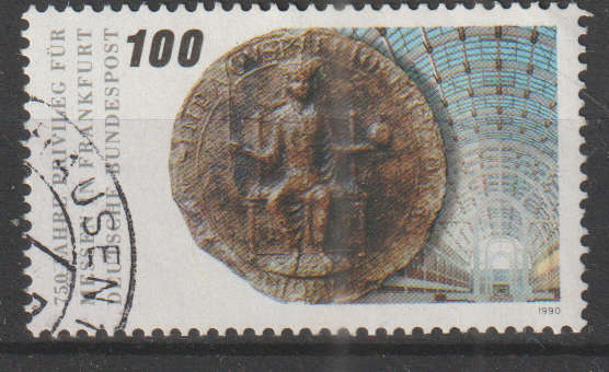 GERMANY 1990 The 750th Anniversary of the Privilege Mess of Frankfurt UNH SG 2301