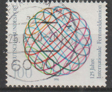 GERMANY 1990 The 125th Anniversary of the UIT UNH SG 2312