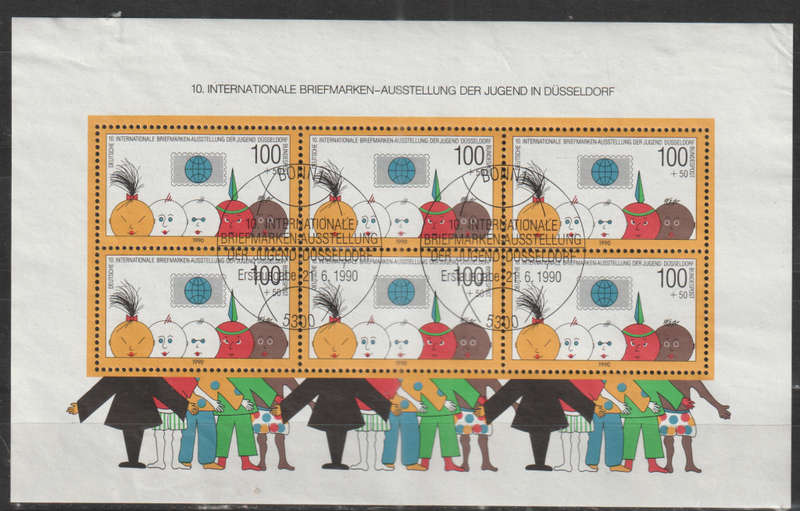 GERMANY 1990 The 10th International Youth Stamp Exhibition ULH SG 2321