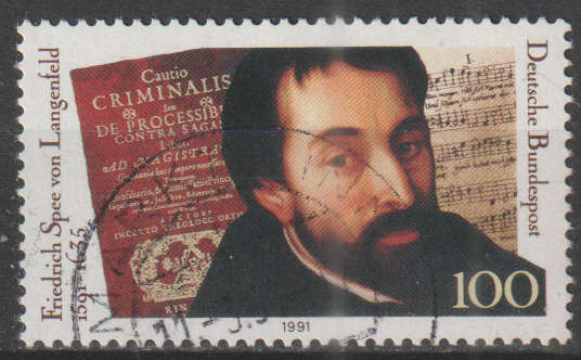 GERMANY 1991 The 400th Anniversary of the Birth of Friedrich Spee von Langenfeld UNH SG 2349