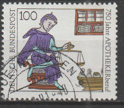 GERMANY 1991 The 750th Anniversary of the Duty of Chemists UNH SG 2340