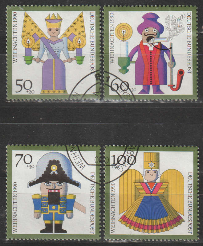 GERMANY 1990 Christmas Stamps UNH SG 2333-6