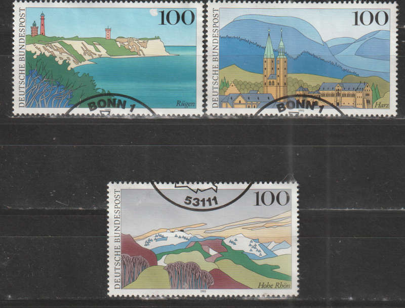 GERMANY 1993 Landscapes UNH SG 2529-31