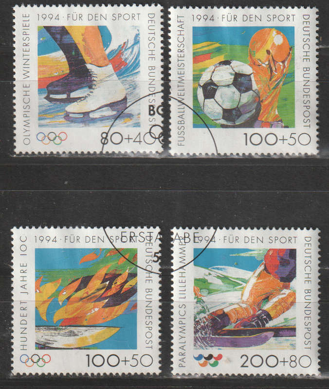 GERMANY 1994 Sports UNH SG 2559-62