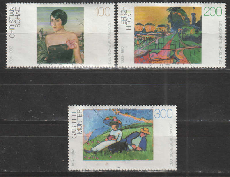 GERMANY 1994 German Paintings of the 20th Century UNH SG 2590-2