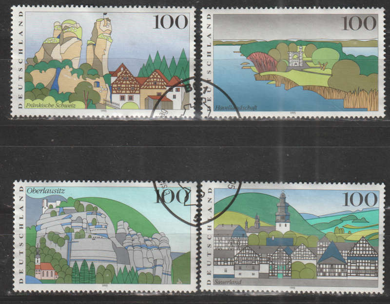 GERMANY 1995 Landscapes UNH SG 2646-9