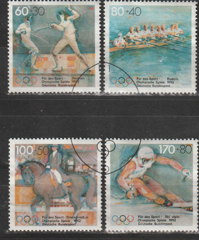 GERMANY 1992 Summer and Winter Olympic Games Barcelona, Spain and Albertville, France SG 2438-41