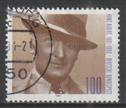 GERMANY 1991 The 100th Anniversary of the Birth of Hans Albers, Actor UNH SG 2413