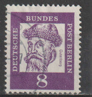 BERLIN 1961 -1962 Famous Germans ULH SG B196