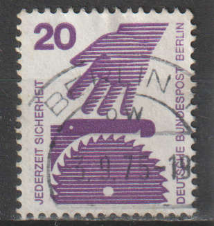 BERLIN 1971 Information about Accidents ULH SG B398