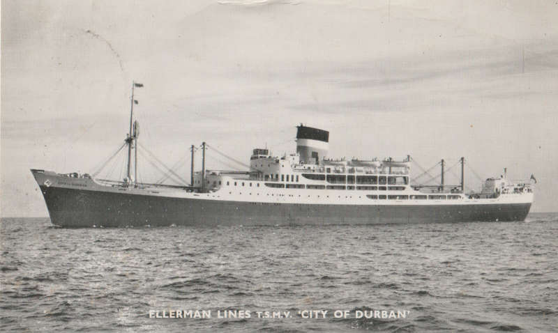 ELLERMAN LINES  POSTCARD