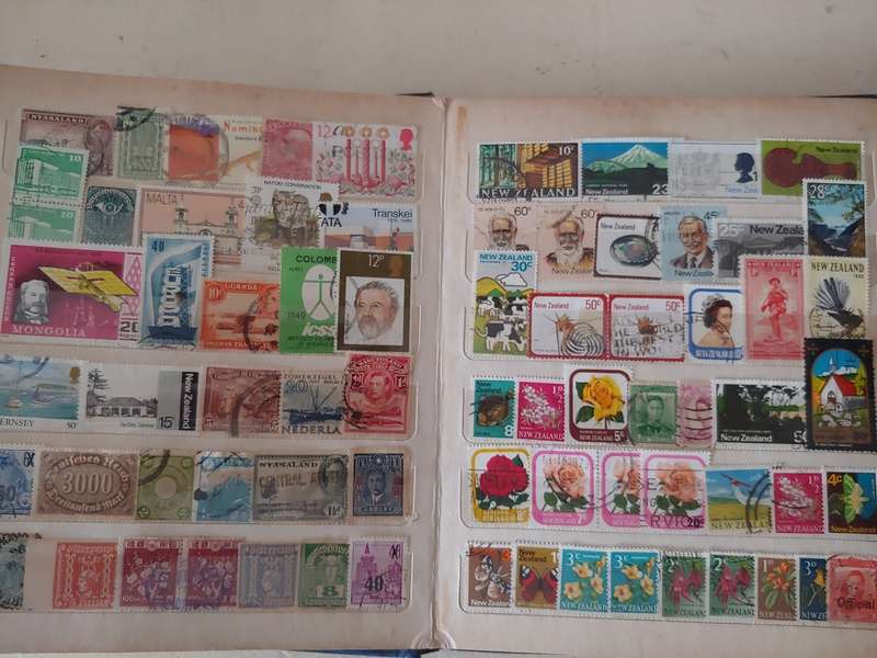 A5 STOCKBOOK LOADED WITH WORLD STAMPS GOOD VALUE