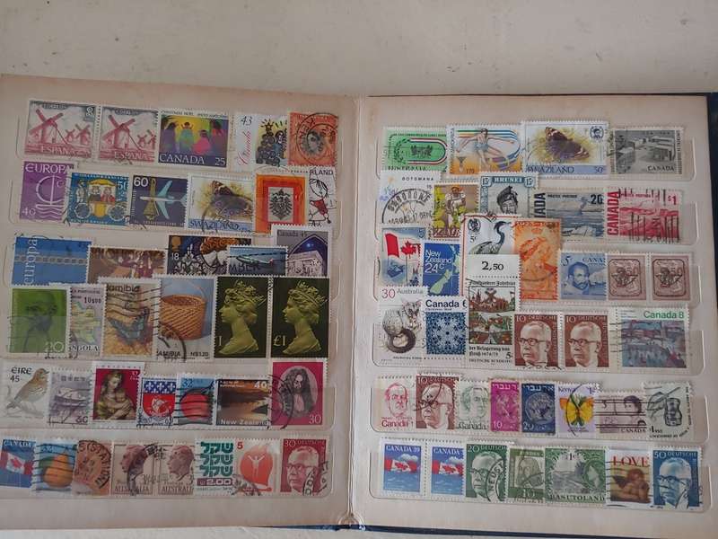 A5 STOCKBOOK LOADED WITH WORLD STAMPS GOOD VALUE