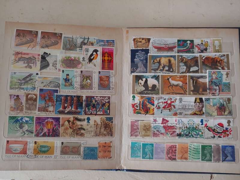 A5 STOCKBOOK LOADED WITH WORLD STAMPS GOOD VALUE