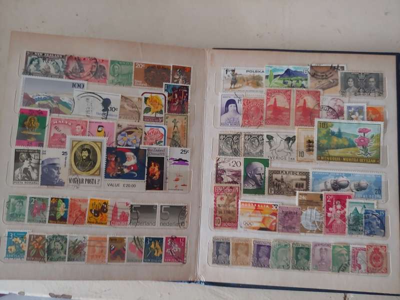 A5 STOCKBOOK LOADED WITH WORLD STAMPS GOOD VALUE