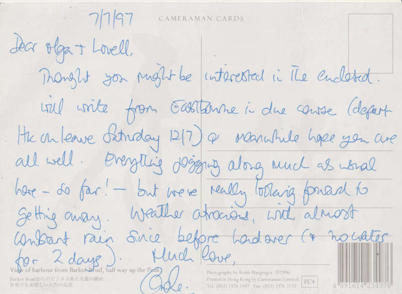 USED POST CARD