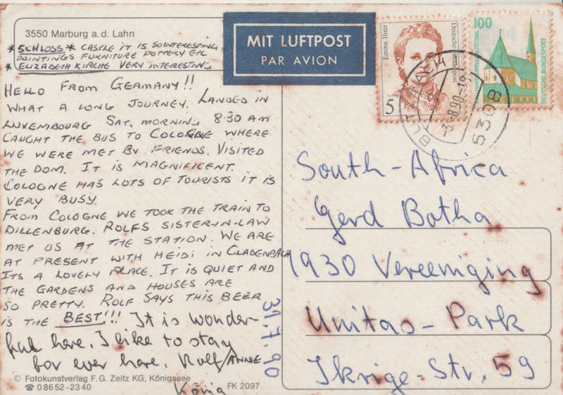 USED POST CARD