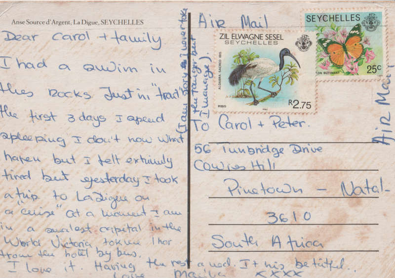 USED POST CARD
