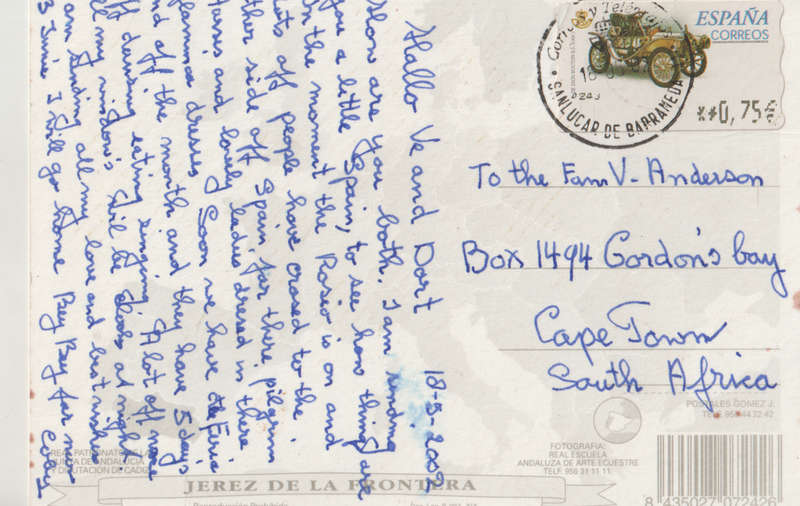 USED POST CARD