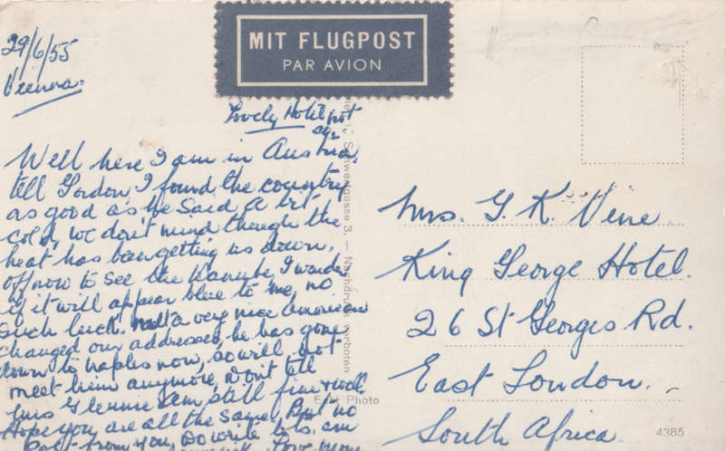 USED POST CARD