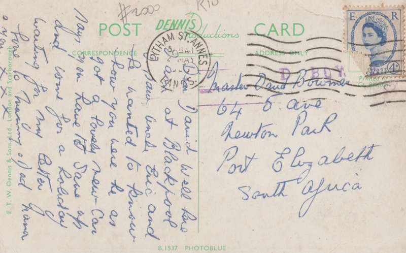 USED POST CARD