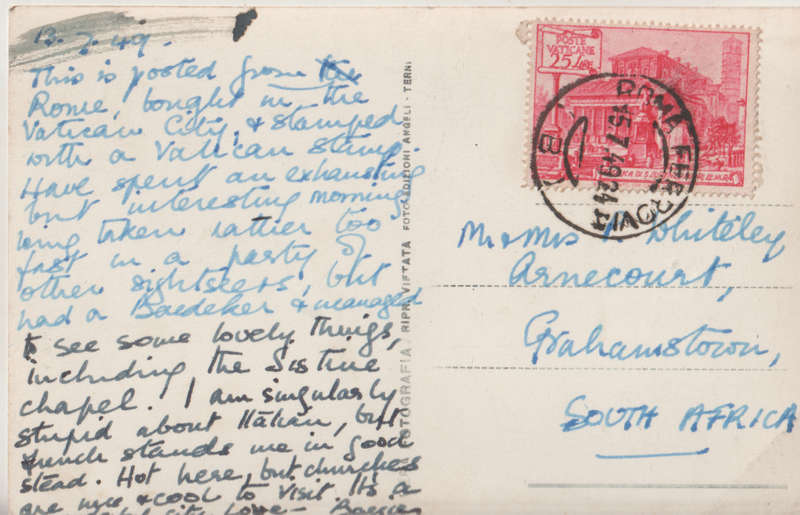 USED POST CARD