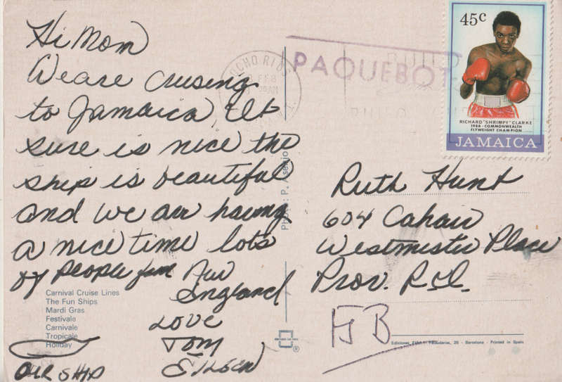 USED POST CARD