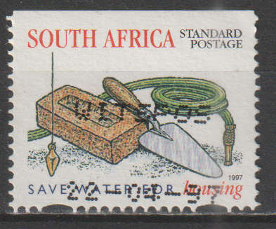 RSA 1997 National Water Conservation - Imperforated on 1 or 2 Sides and with or without Safety PeUNH