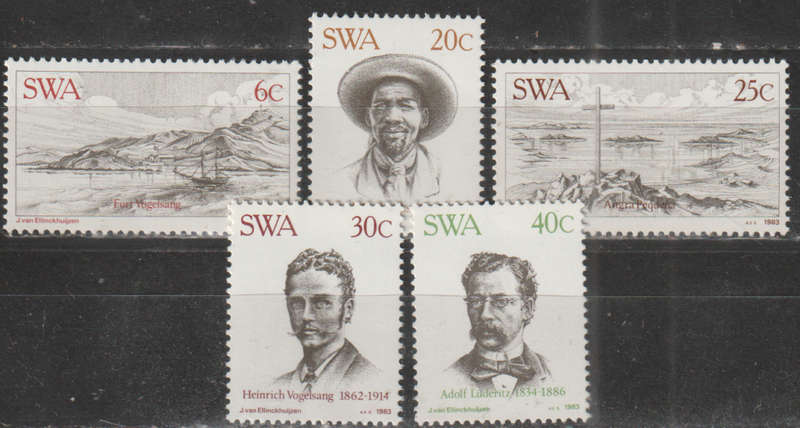 SWA 1983 The 100th Anniversary of Foundation of Luderitz UMM