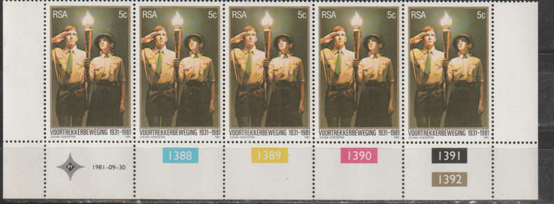 RSA 1981 The 50th Anniversary of Voortrekker Movement (Afrikaans Cultural Youth Organization) UMM