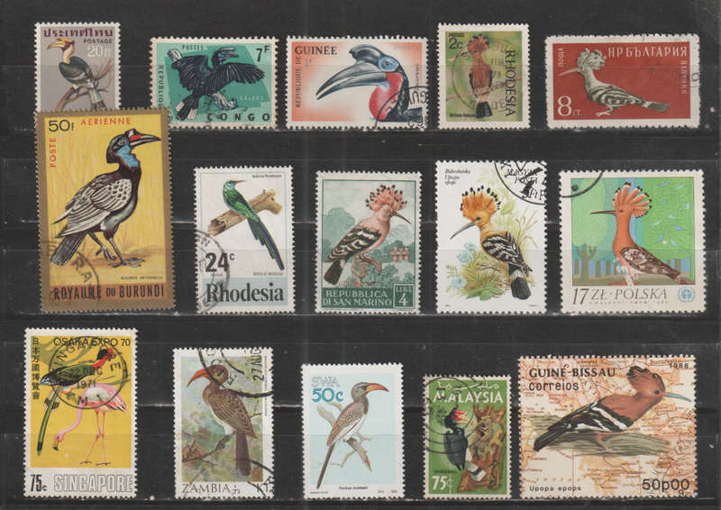 BIRD SELECTION BID PER STAMP TO TAKE ALL CARD EXCLUDED