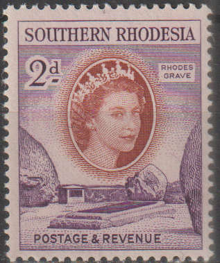 SOUTHERN RHODESIA 1953 Queen Elizabeth II UMM SACC 82