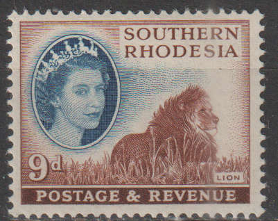 SOUTHERN RHODESIA 1953 Queen Elizabeth II MM SACC 87