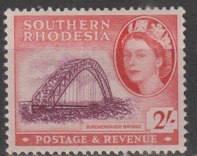 SOUTHERN RHODESIA 1953 Queen Elizabeth II MM SACC 89
