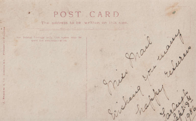 USED POST CARD GLITTER
