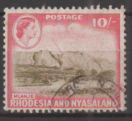 RHODESIA NYASSALAND 1959 -1962 Queen Elizabeth II, Local Motives ULH SACC 31