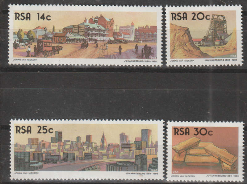 RSA 1986 The 100th Anniversary of Johannesburg UMM