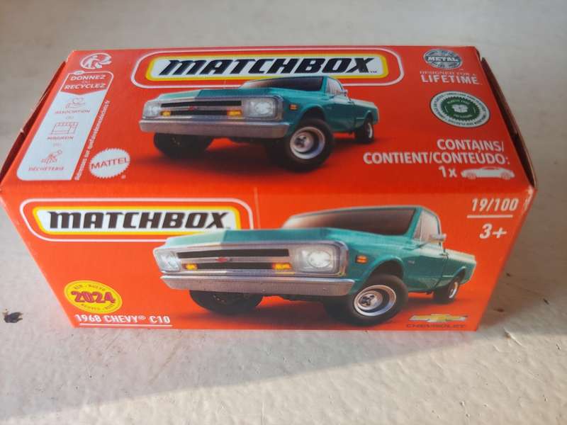 MATCHBOX 1968 CHEVY C10 MINT IN SEALED BOX 19/100