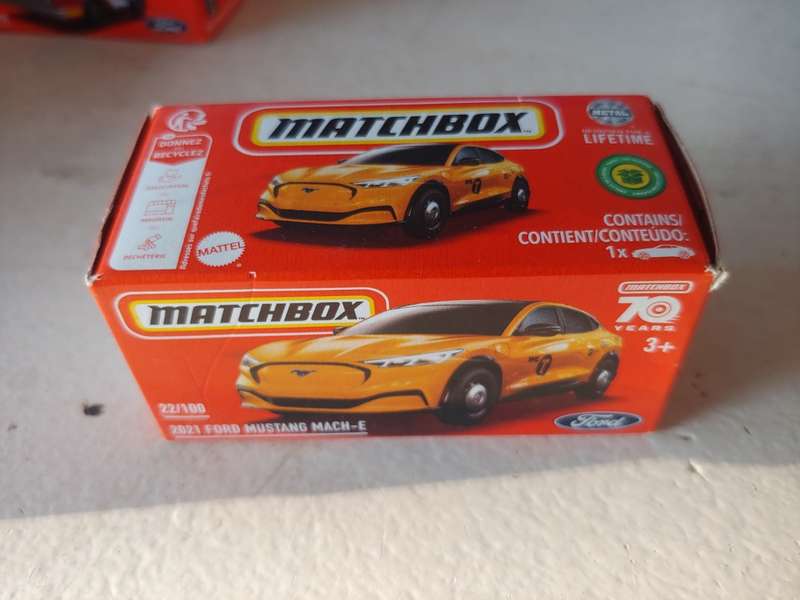 MATCHBOX 2021 FORD MUSTANG MACH-E MINT IN SEALED BOX 22/100