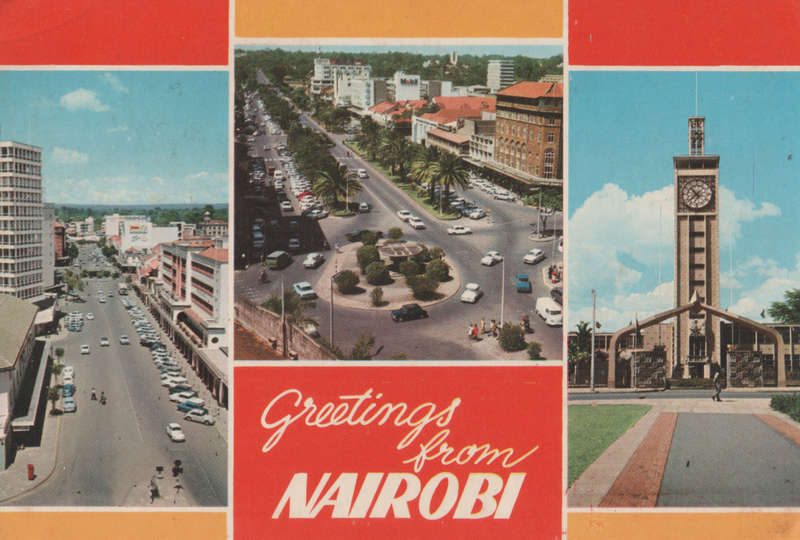 USED POST CARD KENYA