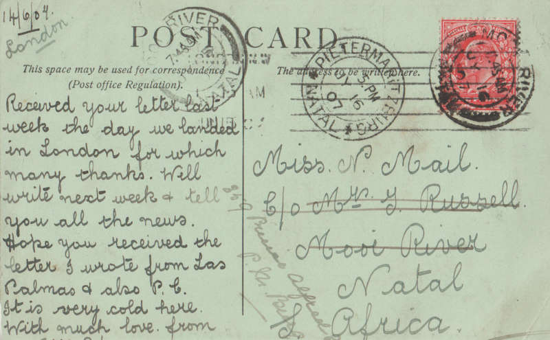 USED POST CARD