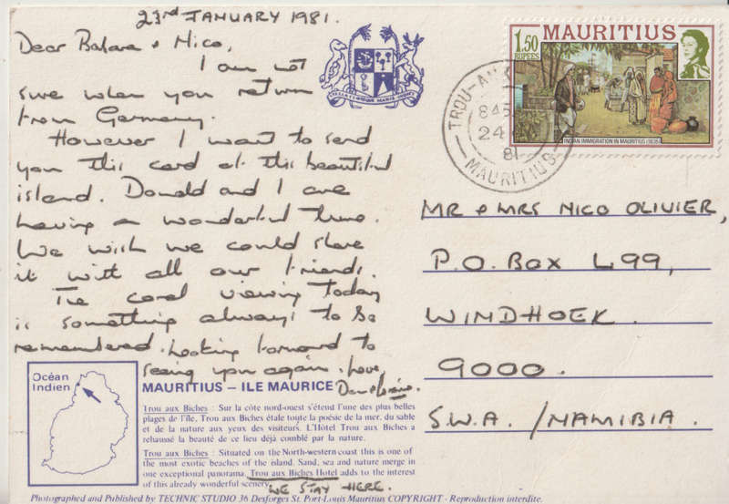USED POST CARD