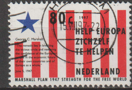 NETHERLANDS  1997 The 50th Anniversary of the Marshall Plan UNH SG 1844