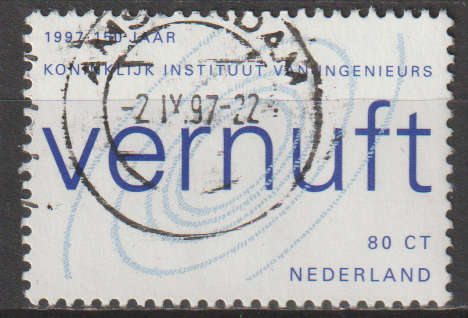 NETHERLANDS 1997 The 150th Anniversary of the Royal Institute of Engineers UNH SG 1849